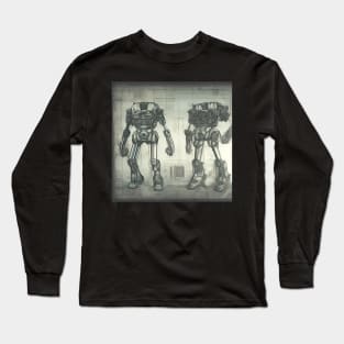 Mech Tech Series #4 - AI Generated Concept Character - Long Sleeve T-Shirt